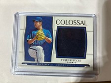 2022 Panini National Treasures Colossal Materials /99 Yusei Kikuchi #CLM-YK