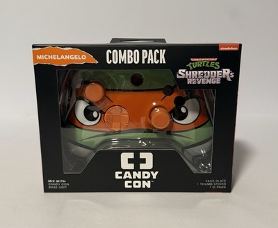 CANDY CON x TMNT Michelangelo Combo Pack Controller Kit Gamestop Exclusive 