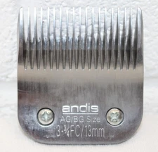 GENUINE Andis Detachable Clipper Blade AG/BG 3 3/4 FC Size 13mm EXCELLENT COND!