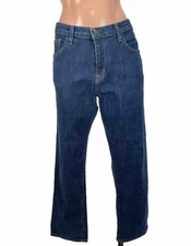 CURRENT ELLIOTT Womens sz 29 The Boyfriend Indigo Ankle Crop Jeans