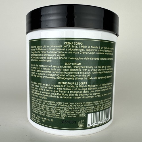 VERSIEGELTES ANGEBOT Perlier Miele Di Bosco Übergröße Honigtau Honig Körpercreme 16,9 Oz. - Bild 2 von 3