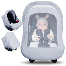 2-In-1 Baby Car Seat Canopy, Multi Use Privacy Sun Shade, Protect Baby'S Safety