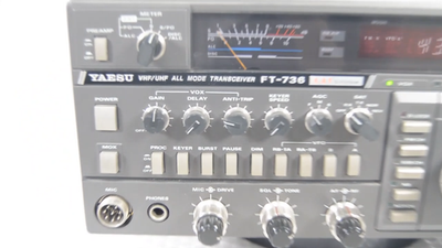 八重洲無線　V/UHFオールモード　FT736MX YAESU FT-736 VHF UHF SSB CW All Mode Transceiver Ham Radio Tested
