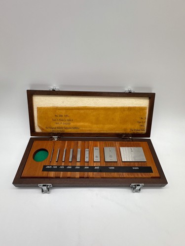 Mitutoyo Messblock-Set - Modell 516-931 - 9 Stück Grade 3 BE1-9-3F - Bild 2 von 5