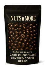 DARK CHOCOLATE COVERED PREMIUM QUALITY ESPRESSO COFFEE BEANS -1/2 lb-Nuts n More