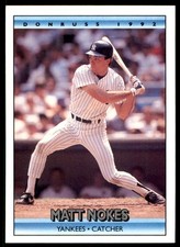 1992 Donruss Matt Nokes New York Yankees #126