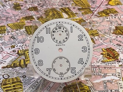 Zenith . Zifferblatt Wecker. Gandhi .   NOS . TASCHENUHR