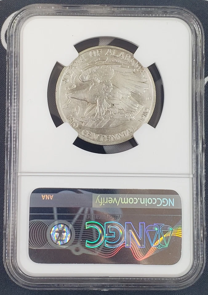 2x2 1921-P US Alabama Commemorative - NGC Graded AU Details Cleaned - Image 4 of 4