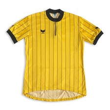 Vintage 70s 80s ERIMA Cycle Jersey Retro Kit Tricot West Germany Yellow Striped