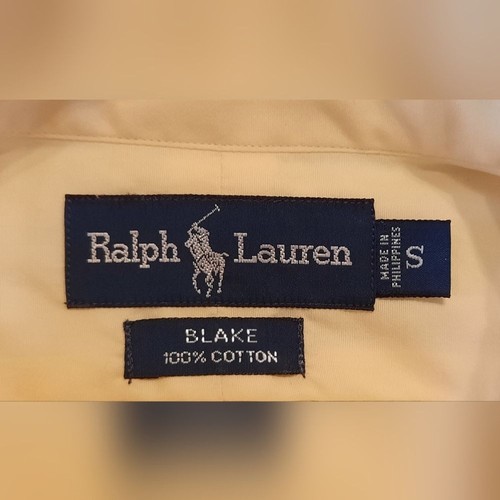Ralph Lauren Shirt Mens Small Yellow Preppy Classic Casual Button Up Business - Picture 12 of 14