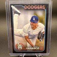 2024 Topps Update - Ricky Vanasco - #US38 Black Parallel #d /74