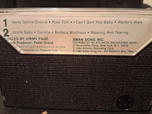 Led Zeppelin 9 Original Cassette Lot Entire Studio Discography Tested VG+ to Ex. - Picture 10 of 13
