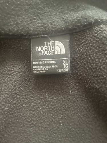 THE NORTH FACE Windwall Boys Zip Up Lightweight Black Jacket Size XLARGE 18/20 - Picture 15 of 15