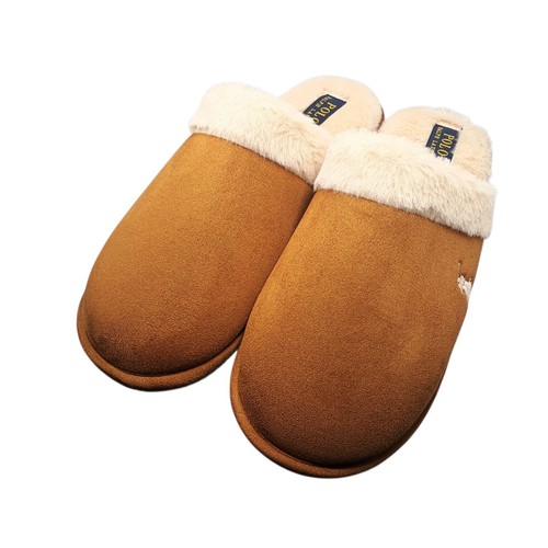 Polo Ralph Lauren Slippers Womens Size 11 Summit Scuff Slip-On Microsuede Snuff