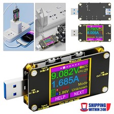 USB Power Meter Tester Type-C LCD Multimeter Voltmeter Ammeter Detector QC2.0-3.