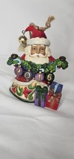 Jim Shore 2016 Annual Santa Ornament Heartwood Creek Enesco  w/ Tag
