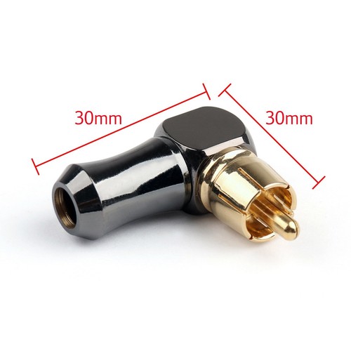 Kupfer Löt Adapter für Soundsysteme 6,35 mm Stecker für Cinch 6,35 mm Stecker - Photo 8/12