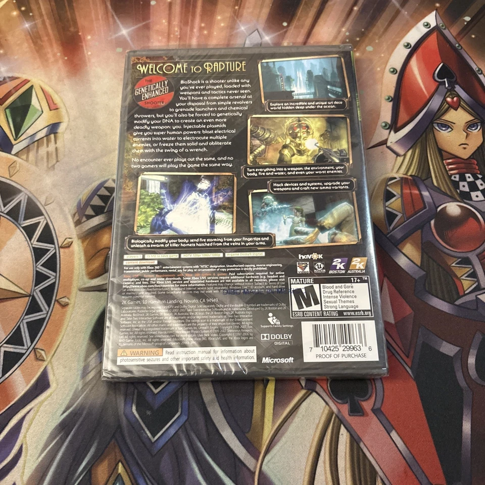 Bioshock 1 Platinum Hits (Xbox 360) 2K Games 2007 BRAND NEW SEALED Video Game - Image 2 of 4
