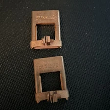 1 Pair COOPER BUSSMANN J-21, CLASS J FUSE REDUCER, NOS #R-A02