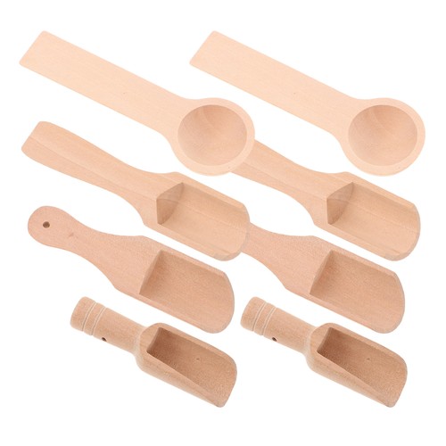 8 Pcs Mini Wooden Spoons Small Loose Tea Scoop Multi-function Scoops - Bild 6 von 12