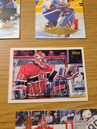 Job Lot 7 Patrick Roy NHL Ice-hockey Trading Cards. Montreal Colorado - Picture 6 of 9