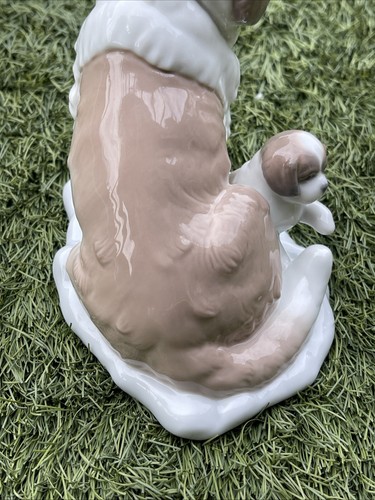 Lladro SPANIEN #8170 BABYSITTER ST. BERNARD HUNDE FIGUR 5,5" - Bild 13 von 15