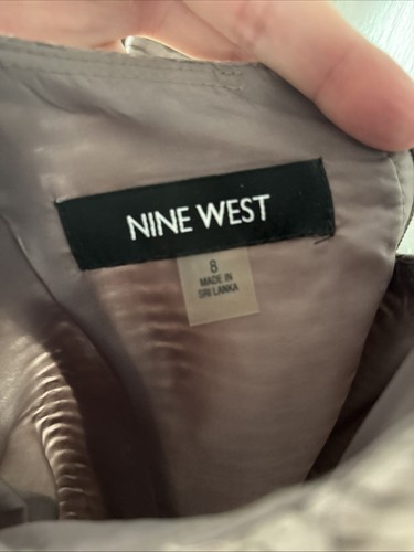 Nine West Women’s Size 8 Belted A Line Dress With Lining - Picture 5 of 12