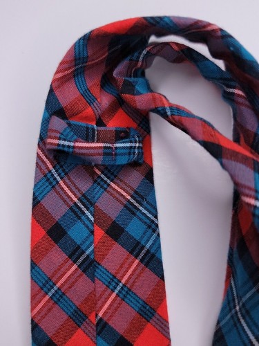 Kids Formal Necktie 40"Lx2"W Red/Blue Neck Tie - Picture 3 of 4