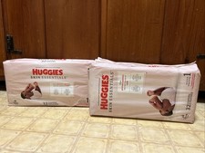 Pair Of Huggies Skin Essentials Size 1 32 pack Disney Baby Diapers