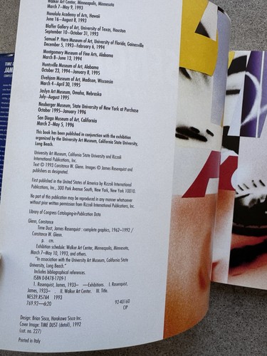 Time Dust James Rosenquist Complete Graphics 1962–1992 Rizzoli POP ART Graphics - Picture 6 of 14