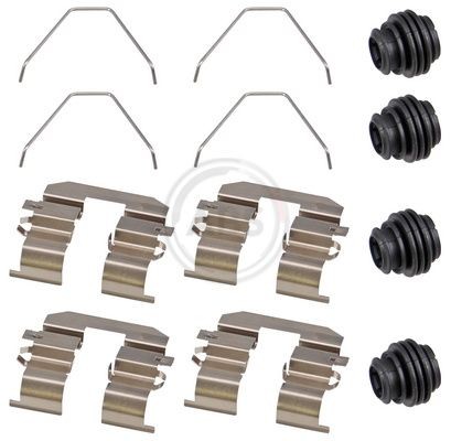1960Q BRAKE PADS FITTING KIT SHIMS REAR ABS FOR VOLVO XC70 II 180KW,133KW,162KW - Picture 2 of 5