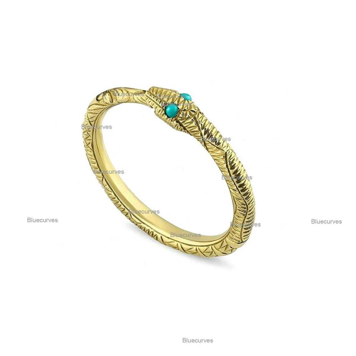 Turquoise snake hotsell ring