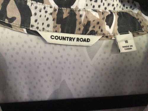 Country Road Ladies Shirt Size 16-100% Modal-Autumn/Winter - Picture 6 of 8