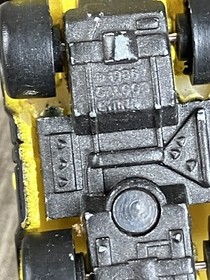 Micro Machines Datsun Truck Yellow Galoob 1986