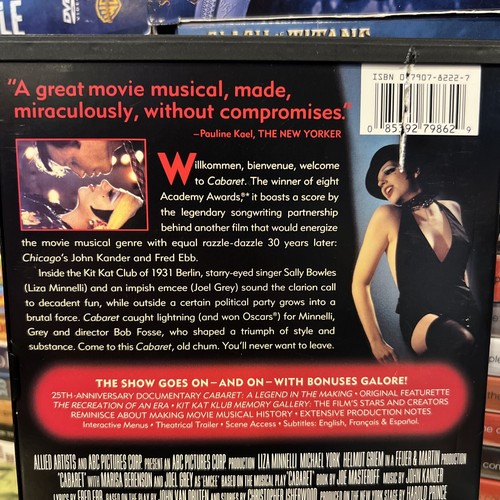 Cabaret 1972 DVD Liza Minnelli Joel Grey Michael York Musical Romantic Drama - Picture 5 of 9