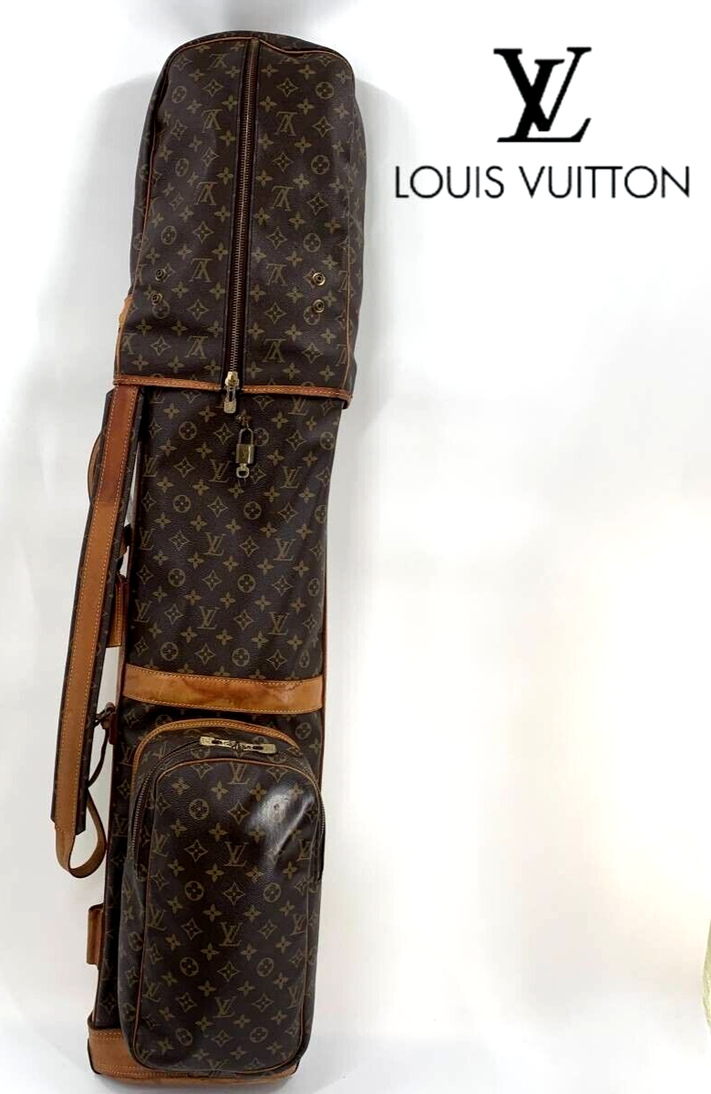 Louis Vuitton Monogram Golf Club Bag Caddy bag Brown vintage rare
