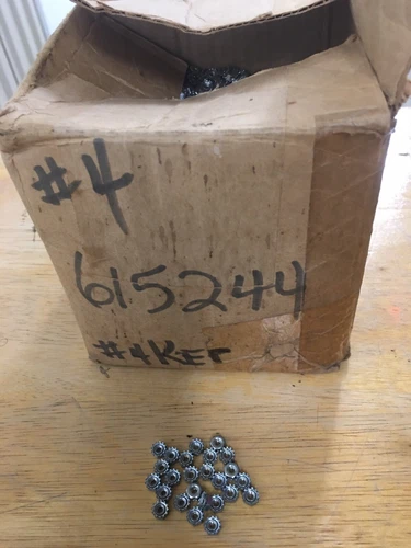 #4-40 KEP HEX NUT STEEL ZINC PACK OF 100