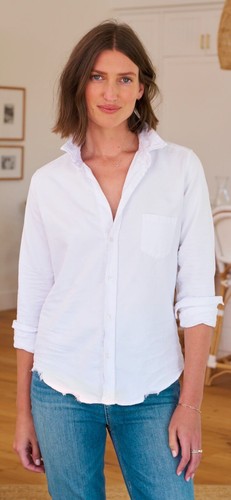 ~Frank&Eileen*NEW*Barry,WhiteDenimVintageWash,Sz:L*FreeShipping*
