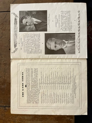 1931”Historic”Rose Bowl Alabama vs Washington St. football program  Excellent + - Picture 13 of 16