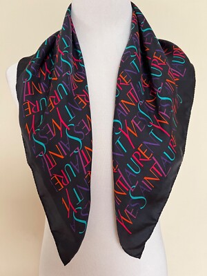 スカーフ Saint Laurent SS25 Silk scarf (8182013Y010 9560) s-l400.jpg
