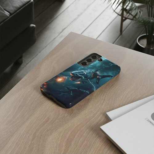 Phone Ink - Tough Case for iPhone Galaxy Pixel - Rocket Shark - Picture 155 of 191