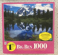 Factory Sealed Big Ben 1000 Pc Puzzle North Cascades National Park, WA 1999 MB