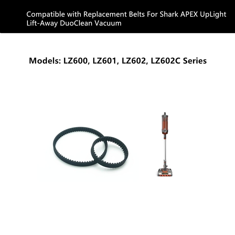 Replacement Belts for Shark APEX UpLight LiftAway DuoClean Vacuum
