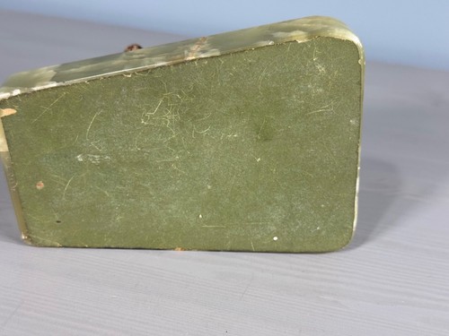 Vintage Cold Painted Bronze Snipe On Onyx Ashtray Early 20th Century - Picture 10 of 13