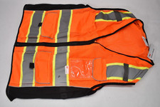 Dib Safety High Visibility Reflective Vest Medium Size Orange w Pockets Womens