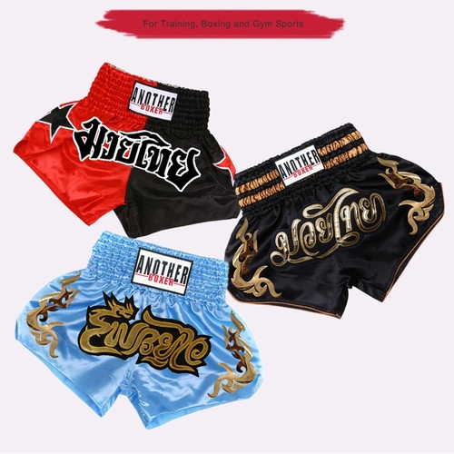 Boxing Shorts, Embroidery Muay Thai Shorts, MMA Shorts, Quick Drying, More Color - Picture 5 of 41