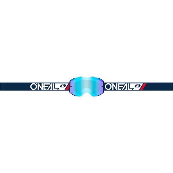 O'Neal Lunettes Motocross 2025 B-55 Cram Bleu Blanc Radium Bleu - Photo 1/1