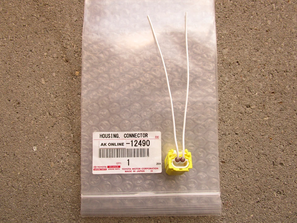 05 - 23 TOYOTA TACOMA 2 PIN FRONT CRASH SENSOR PIGTAIL CONNECTOR OEM NEW Foto 3 de 4