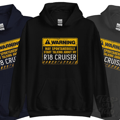 WARNUNG KANN SPONTAN ÜBER MEINEN R18 CRUISER HOODIE SPRECHEN