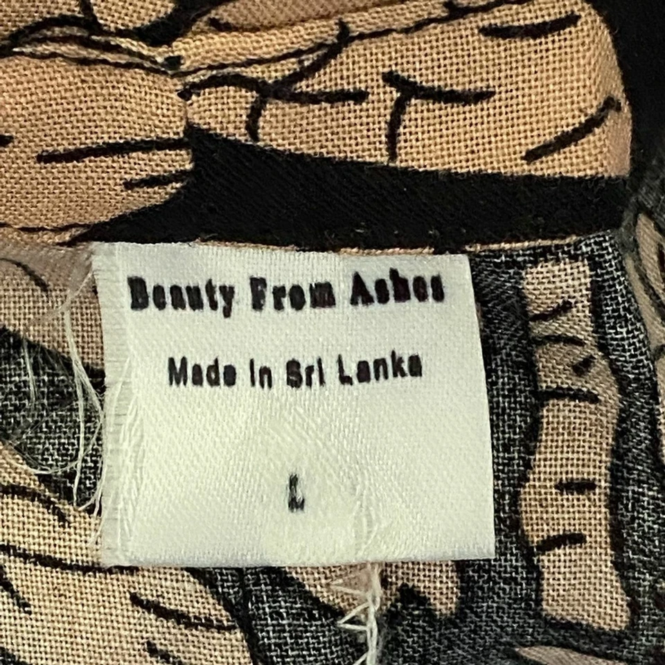 Pantalones BEAUTY FROM ASHES para mujer grandes boho envolventes Palazzo fluidos cómodos ligeros Foto 2 de 3